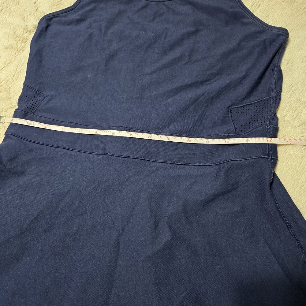 Under Armour Court Dress Tennis Golf Pickleball, navy racerback, M - Picture 12 of 16